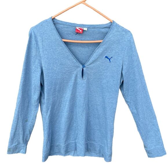 Puma size Medium cotton long sleeve pullover - Picture 2 of 3